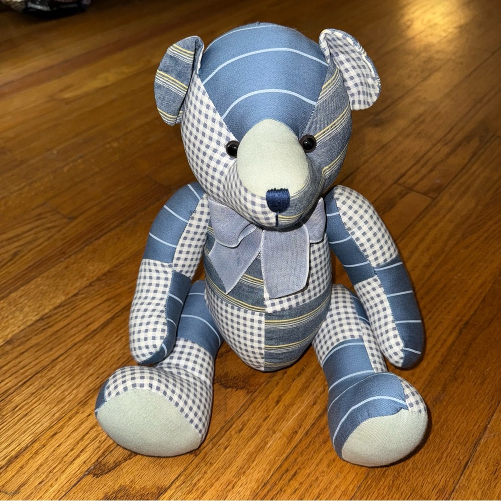 Russ baby Denimal  Patchwork Teddy Bear 🧸